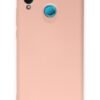 Huawei P20 Lite Kılıf Nano içi Kadife Silikon - Pudra-(5796)