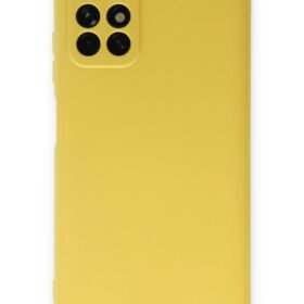 Xiaomi Redmi Note 11T Kılıf Nano içi Kadife Silikon - Sarı-(5796)