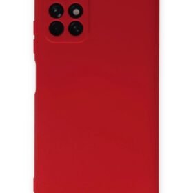 Xiaomi Redmi Note 11T Kılıf Nano içi Kadife Silikon - Kırmızı-(5796)