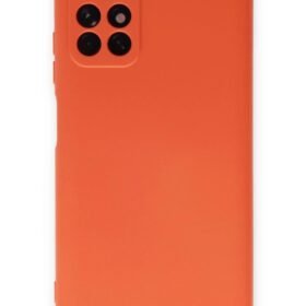 Xiaomi Redmi Note 11T Kılıf Nano içi Kadife Silikon - Turuncu-(5796)