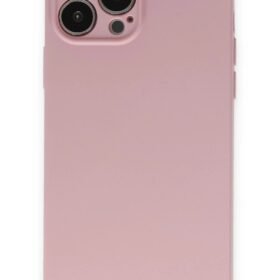 iPhone 13 Pro Kılıf Nano içi Kadife Silikon - Pembe-(5796)
