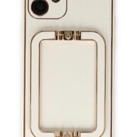 iPhone 12 Kılıf Coco Elit Kapak - Beyaz-(5796)