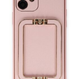 iPhone 12 Kılıf Coco Elit Kapak - Pembe-(5796)