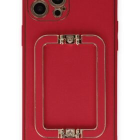 iPhone 12 Pro Kılıf Coco Elit Kapak - Kırmızı-(5796)