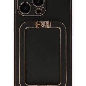 iPhone 13 Pro Max Kılıf Coco Elit Kapak - Siyah-(5796)