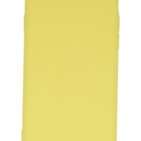 iPhone 6 Plus Kılıf Nano içi Kadife Silikon - Sarı-(5796)