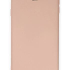 Samsung Galaxy J7 Prime Kılıf Nano içi Kadife Silikon - Pudra-(5796)