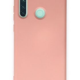 Xiaomi Redmi Note 8 Kılıf Nano içi Kadife Silikon - Pudra-(5796)