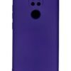 Xiaomi Redmi Note 9 Kılıf Nano içi Kadife Silikon - Mor-(5796)