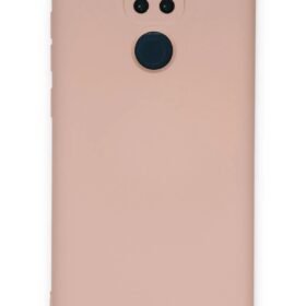 Xiaomi Redmi Note 9 Kılıf Nano içi Kadife Silikon - Pudra-(5796)