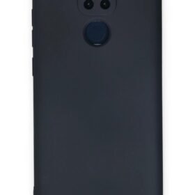 Xiaomi Redmi Note 9 Kılıf Nano içi Kadife Silikon - Lacivert-(5796)