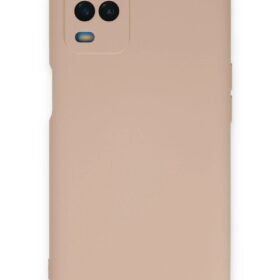 Oppo A54 4G Kılıf Nano içi Kadife Silikon - Pudra-(5796)
