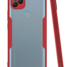 General Mobile GM 22 Kılıf Platin Silikon - Kırmızı-(5796)