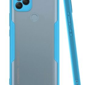 General Mobile GM 22 Kılıf Platin Silikon - Mavi-(5796)