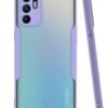 Oppo Reno 6 Kılıf Platin Silikon - Lila-(5796)