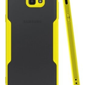 Samsung Galaxy J7 Prime Kılıf Platin Silikon - Sarı-(5796)