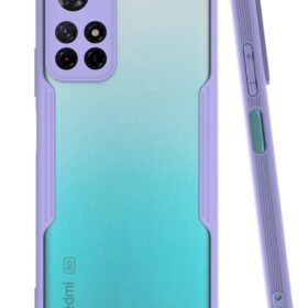 Xiaomi Redmi Note 11T Kılıf Platin Silikon - Lila-(5796)