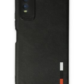 Vivo Y11S Kılıf Loop Deri Silikon - Siyah-(5796)