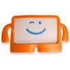 iPad 10.2 (7.nesil) Kılıf Karakter Tablet Silikon - Turuncu-(5796)