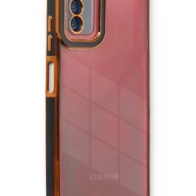 Samsung Galaxy A03S Kılıf Liva Lens Silikon - Siyah-(5796)