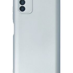 Samsung Galaxy A03S Kılıf Nano içi Kadife Silikon - Sky Blue-(5796)