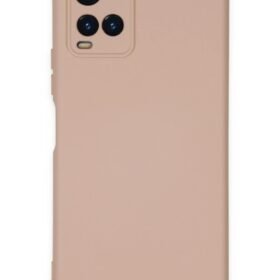 Vivo Y21S Kılıf Nano içi Kadife Silikon - Pudra-(5796)