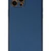 iPhone 12 Pro Kılıf Coco Deri Silikon Kapak - Açık Mavi-(5796)