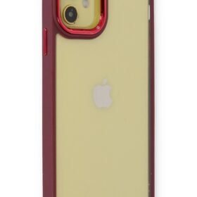iPhone 12 Kılıf Dora Kapak - Kırmızı-(5796)