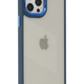 iPhone 12 Pro Max Kılıf Dora Kapak - Mavi-(5796)