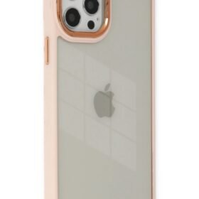 iPhone 12 Pro Max Kılıf Dora Kapak - Pudra-(5796)