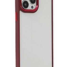 iPhone 13 Pro Max Kılıf Dora Kapak - Kırmızı-(5796)