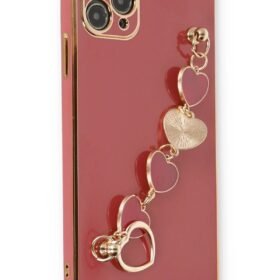 iPhone 11 Pro Max Kılıf Esila Silikon - Kırmızı-(5796)