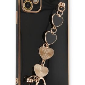 iPhone 12 Kılıf Esila Silikon - Siyah-(5796)