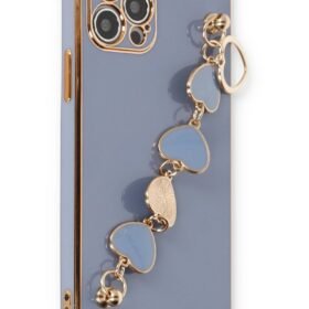 iPhone 12 Pro Kılıf Esila Silikon - Gri-(5796)