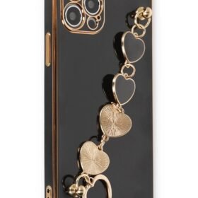 iPhone 12 Pro Max Kılıf Esila Silikon - Siyah-(5796)