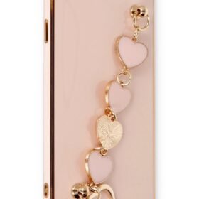 iPhone 6 Kılıf Esila Silikon - Pudra-(5796)