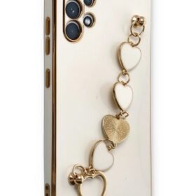 Samsung Galaxy A32 Kılıf Esila Silikon - Beyaz-(5796)