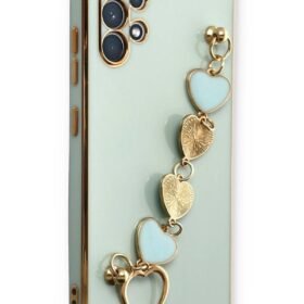 Samsung Galaxy A32 Kılıf Esila Silikon - Su Yeşili-(5796)