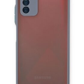 Samsung Galaxy A03S Kılıf Montreal Silikon Kapak - Gri-(5796)