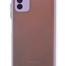 Samsung Galaxy A03S Kılıf Montreal Silikon Kapak - Mor-(5796)