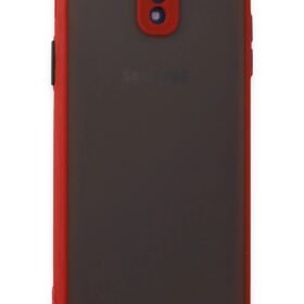 Samsung Galaxy J7 Pro / J730 Kılıf Montreal Silikon Kapak - Kırmızı-(5796)