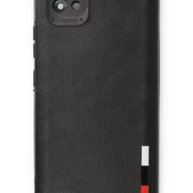 Realme C11 2021 Kılıf Loop Deri Silikon - Siyah-(5796)