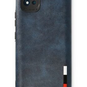 Realme C11 2021 Kılıf Loop Deri Silikon - Lacivert-(5796)