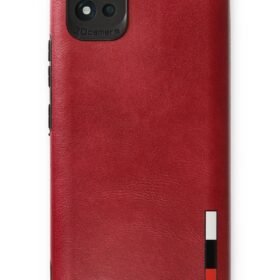 Realme C11 2021 Kılıf Loop Deri Silikon - Kırmızı-(5796)