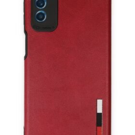 Samsung Galaxy M52 5G Kılıf Loop Deri Silikon - Kırmızı-(5796)