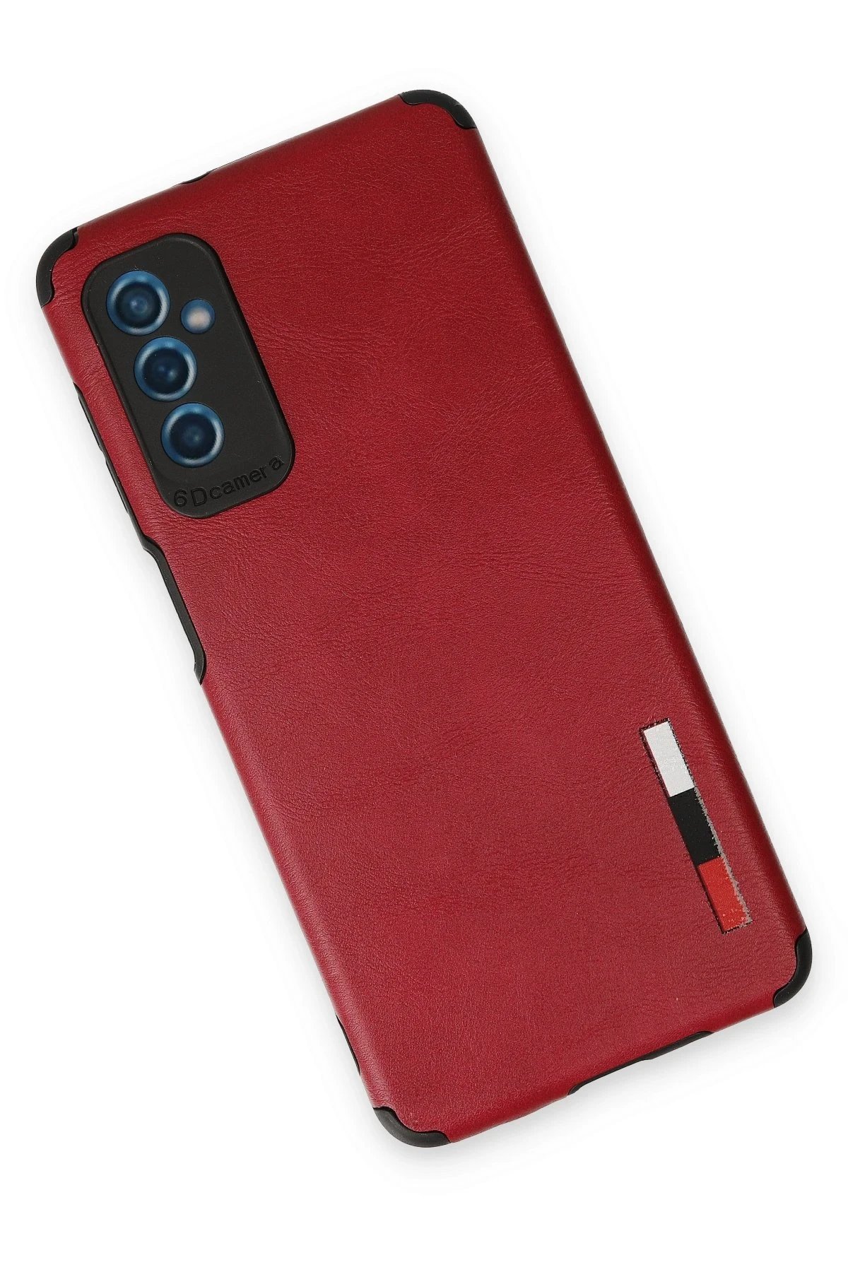 Samsung Galaxy M52 5G Kılıf Loop Deri Silikon - Kırmızı-(5796) - Görsel 3