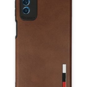 Samsung Galaxy M52 5G Kılıf Loop Deri Silikon - Kahverengi-(5796)