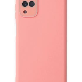 Samsung Galaxy A22 Kılıf Lansman Glass Kapak - Pembe-(5796)