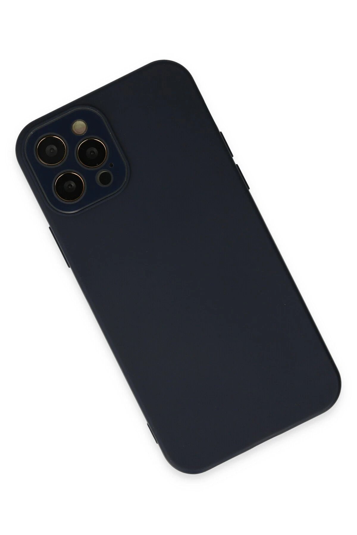 iPhone 12 Pro Kılıf Lansman Glass Kapak - Lacivert-(5796) - Görsel 2