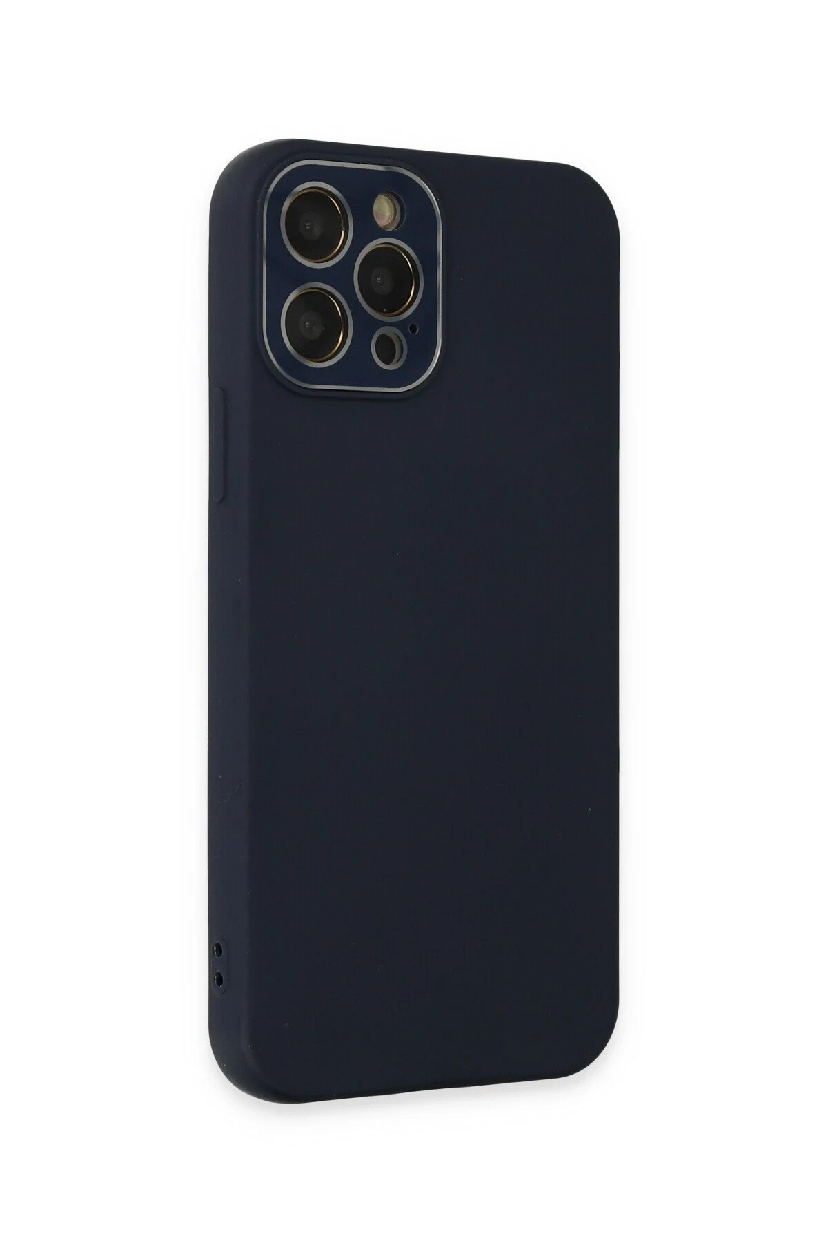 iPhone 12 Pro Kılıf Lansman Glass Kapak - Lacivert-(5796) - Görsel 3